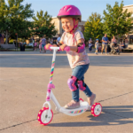 3-Wheel Kids Scooter with LED Light-Up Wheels for Toddlers Ages 2+ - Image 9