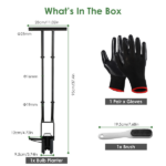 Multifunctional Bulb Planter Tool, Long Handle 5-in-1 Garden Digger Weeder Soil Remover for Home Garden Lawn,Easy to Use Bulb Planter Long Handle, Multifunctional Garden Tool for Planting Weeding Digging - Image 14