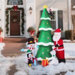 7.5FT Lighted Christmas Inflatable Decoration, Inflatable Christmas Tree with Santa and Snowman, Funny Blow Up Yard Decorations with Built-in LED Lights for Holiday Party Front Yard Lawn Garden Decor - Image 10