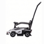 White Toddler Push Car – Stroller Walking Car for Age 1-3, Backyard Outdoor Fun - Image 2