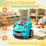 Teal Kids Mechanic Truck Engine Toy Set: Interactive Car Service Play Set for Toddlers - Image 7