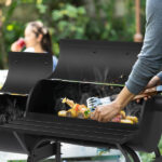 Barrel Charcoal Grill with Offset Smoker, All Metal Outdoor Smoker with Side Table and Wheels for Outdoor Garden Patio and Backyard Cooking - Image 5