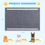 150 Pack Activated Carbon Dog Pee Pads 35.5"x24", Extra Large 6-Layer Odor Control Pet Training Pads - Image 6