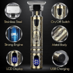 Small LCD Screen Display Professional Men Cordless Hair Clippers Beard Trimmer Cutting Machine Kit (US Logistics For USPS/DHL/Fedex/UPS. No designated logistics accepted TK/TMEU only For self-pickup - Image 9