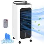 Ice Cooling Room Air Cooler, with Ice Packs, Water Humidifier, Remote, Timer & Oscillating Function - Image 3
