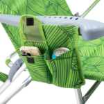 17 Inch Seat Height Beach Chair for Adults, Folding Portable Camping Chair with Headrest, Cup Holder, Side Pocket & Bottom Storage Bag, 7-Position Adjustable Aluminum Beach Chair, Heavy Duty 265 LBS Capacity, Oxford Fabric for Beach, Patio, Pool, Summer Palm Print - Image 24