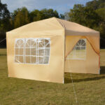 3 x 3m Two Doors & Two Windows Practical Waterproof Right-Angle Folding Tent Khaki - Image 35