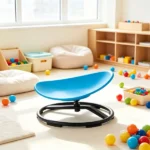 220 LBS Kids Swivel Chair, Sensory Spinning Chair with Non-Slip Metal Base for Balance & Focus Training - Image 5