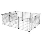 Pet Playpen, Small Animal Cage Indoor Portable Metal Wire Yard Fence for Small Animals, Guinea Pigs, Rabbits Kennel Crate Fence Tent - Image 7