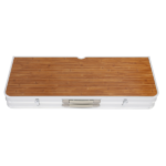 Same Code 44641025 136*85.5*67cm 50kg Aluminum Alloy Table And Chair One Piece Camping One Piece Table And Chair Wood Grain Color - Image 16