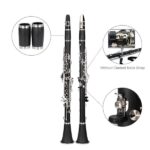 [Do Not Sell on Amazon] 17 Keys Flat B Black Clarinet with Two Mouthpieces Connector for Beginner Student - Image 30