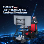 Enhanced and stable racing wheel cockpit, compatible with Fanatec, PXN, Thrustmaster, and Logitech adjustable driving simulators, excluding handbrake, pedals, and monitor--Not support self-pick up - Image 8