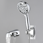 8-Setting High-Pressure Handheld Shower with Hose & Slip-On Diverter Tub Spout - Image 2