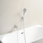 8-Setting High-Pressure Handheld Shower with Hose & Slip-On Diverter Tub Spout - Image 5