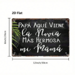 CIFbuy Spanish Love Phrases Metal Wall Sign, Text Tin Art, 8x12 Inch Retro Iron Decor For Home Man Cave, For Home Man Cave, Wedding Valen WikTok, WikTok, Iron Decor For Home Man Cave Self-ntckup Logioplennch Retro - Image 2