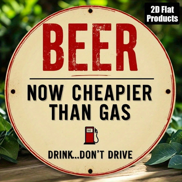 96451142-0cdf-4144-a866-9e277981e249.png CIFbuy Beer Is Cheaper Than Gas Wooden Wall Art, "" Than Gas Wooden Wall Art, Wooden Wall Art, Vintage Gas Station Bar Sign TikTok, Temu Self-pickup LogiSiics - Image 1