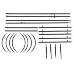 Flat Roof Wrought Iron Arches Plant Climbing Frame - Image 16