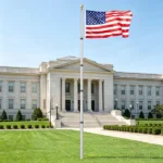 20FT Heavy Duty Telescoping Flagpole Kit, 3x5 American Flag for Outside - Image 6