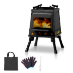 Collapsible Folding Wagon, Heavy Large Capacity Garden Wagon, Big Bucket Beach Cart with Multi-Terrain Brake Wheels for Outdoor Camping, Shopping, 28.7" X 18.7" X 35.4" Black (Shipment from Walmart) - Image 8