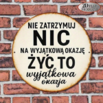 CIFbuy 1pc French Phrase Metal Wall Plaque, 8-Inch Round Aluminum Sign "Life's Art" Vintage French Decor, Black Beige Antique Wall Art TikTok, TikTok, Self-pickup Logiopics - Image 6