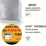 CIFbuy 1pc PVC Tin Sign "Pakete Bitte In Die, Paketbox Legen" 8x12 Inch Waterproof UV Protected, Sturdy Hard Foam Board Unframed Durable "Pakete BitikTok, "Pakete BitikTok, ted Self-enckup Logiople - Image 5