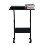 [Old code:95215897]Removable P2 15MM Chipboard & Steel Side Table with Baffle Black - Image 6
