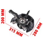 Front Right Steering Knuckle & Hub Bearing Assy Replacement for Honda Civic 2012 L4 1.5 1.8L - Image 10