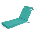 Outdoor Chaise Lounge Cushion, 72 in. x 21 in. x 3 in. Waterproof Fade-Resistant Patio Chair Pad for Pool Beach - Image 15