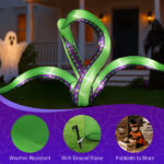 2 Pack Halloween Inflatable Octopus Tentacles Outdoor Decorations, Blow Up Hanging Decoration with Built-in LED Lights, Striking Window Decor for Halloween Party Outdoor Yard Garden Lawn Décor - Image 8