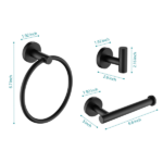 3 - Piece Bathroom Hardware Set - Image 2