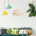 CIFbuy Stunning Large Lotus Metal Wall Art – Modern Living Room Decor & Fabulous Bridal Shower Gift.Wall Sculptures-cif buy(TikTok/temu self-pickup orders) - Image 14
