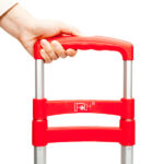 Portable Foldable Telescopic Trolley Trolley Luggage Trolley Red - Image 11