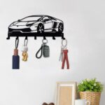 CIFbuy Alluring 1pc Metal Key Holder for Wall. The 7 - Hook, Black, Wall - Mounted Organizer is a Gorgeous Addition to Your Front Entryway. It Serves as a De(TikTok/temu self-pickup orders) - Image 16