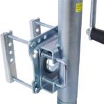 Trailer Jack, Boat Trailer Jack 34.5 in, Bolt-on Trailer Tongue Jack Weight Capacity 1500 lb, with PP Wheels and Handle for Lifting RV Trailer, Horse Trailer, Utility Trailer, Yacht Trailer - Image 6