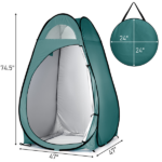 Portable Outdoor Pop-up Toilet Dressing Fitting Room Privacy Shelter Tent Army Green - Image 5