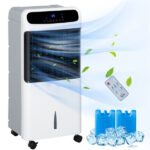 Ice Cooling Room Air Cooler, with Ice Packs, Water Humidifier, Remote, Timer & Oscillating Function - Image 9