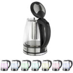 HD-1861-A 110V 1200W 1.8L Electric Glass Kettle US Plug - Image 32