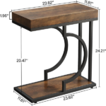 Wood End Table - Image 2