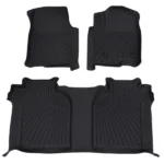 3x Floor Mats Liners Kit fit for Chevy Silverado 1500 Crew Cab 2019-2025 TPE New