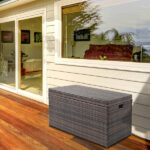 Simple And Practical Outdoor Deck Box Storage Box Brown Gradient - Image 5