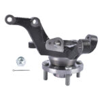 Front Left Steering Knuckle & Wheel Hub Bearing Assembly Fit for Chevy Aveo Aveo5 Pontiac G3 L4 1.6L 96535190 - Image 2
