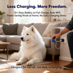 GPS Pet Tracker for Dogs Cats Built-in IoT Sim WiFi Tracking Unlimited Distance QR Code Anti-Lost Locator, Subscription Required - Image 3