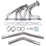 2*Exhaust Manifold w/gaskets bolts Replacement for Mercruiser GM 4.3 2002-UP Dry Joint Riser - Image 8