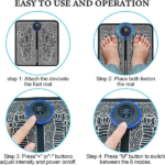 Electric Foot Massager Pad Blood Circulation Muscle Stimulator Mat 19 Levels and 8 Modes-Massage Mat (US Logistics For USPS/DHL/Fedex/UPS. No designated logistics accepted TK/TMEU only For self-pickup - Image 4