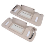 2Pcs Front Left and Right Sun Visors Sunshade for Cadillac Escalade Chevrolet Silverado GMC Yukon XL 1500 2007-2014 - Image 2