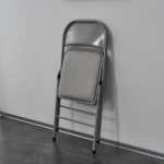 Same Code 31709558 6pcs Elegant Foldable Iron & PVC Chairs for Convention & Exhibition Gray - Image 51