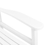 68.5*86*115CM Square Wooden Rocking Chair White - Image 13