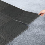 Plastic Interlocking Deck Tiles, 27 Pack, 11.8"x11.8" Waterproof Flooring Tiles for Indoor and Outdoor, Patio Floor Decking Tiles for Porch Poolside Balcony Backyard - Image 5