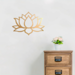 CIFbuy Stunning Large Lotus Metal Wall Art – Modern Living Room Decor & Fabulous Bridal Shower Gift.Wall Sculptures-cif buy(TikTok/temu self-pickup orders) - Image 3