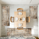 Three-piece kitchen rug set, non-slip and washable, abstract pattern kitchen hallway rug, soft and comfortable, suitable for sinks, floors, entrances, hallways and bathrooms. - Image 12